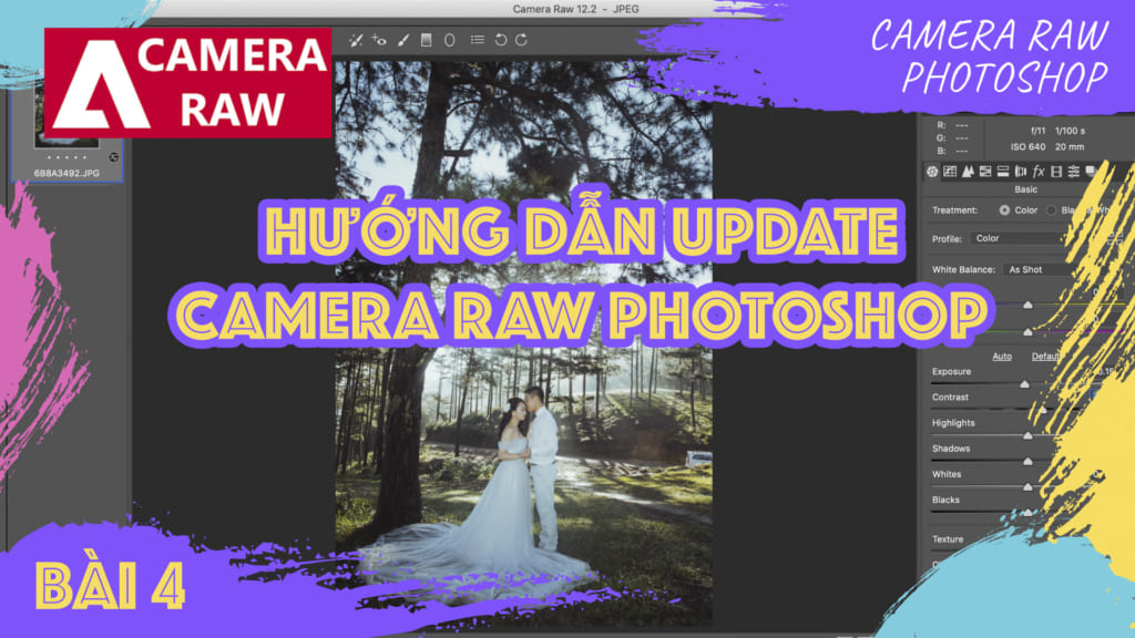 huong dan update camera raw photoshop cc 2020